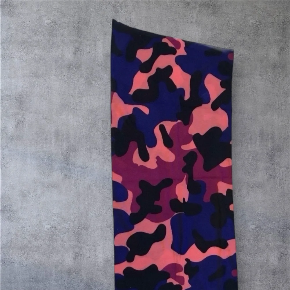 Camo Camouflage 16 n 1 Neck Gaiter Face Cover Dust Mask Biker Rag ONE total